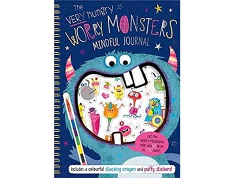 Livro The Very Hungry Worry Monsters Mindful Journal de Make Believe Ideas (Inglês)