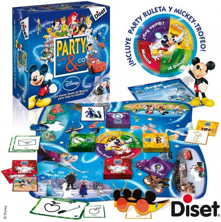 Jogo de Tabuleiro Diset Party & Co Disney Lite