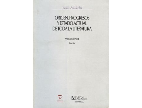 Livro Origen, Progresos Y Estado Actual De Toda La Literatura de Juan (1740-1817) Andrés (Espanhol)