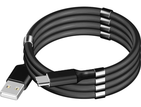 Cabo ITAL PK01 (USB - USB-C - 90 cm - Preto)