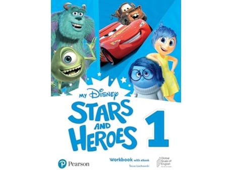 Livro My Disney Stars Heroes Level 1 Workbook With Ebook de Viv Lambert e Cheryl Pelteret (Português)