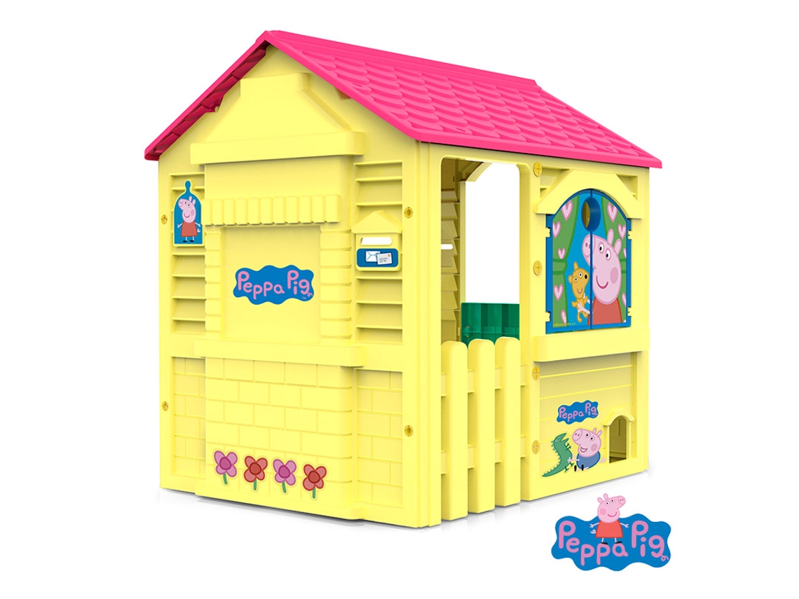 Brinquedo Casinha Casa Peppa Pig Completa Com Acessórios E Jardim