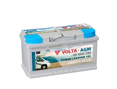 Bateria para Caravana Volta Power Caravan 105 12V 105Ah VOLTA BATERIAS