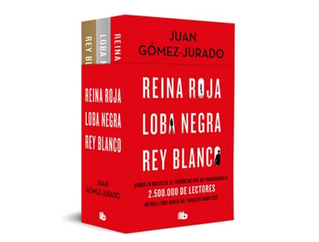 Livro Trilogía Reina Roja (Pack Con: Reina Roja # Loba Negra # Rey Blanco) de Gómez-Jurado, Juan (Castelhano)