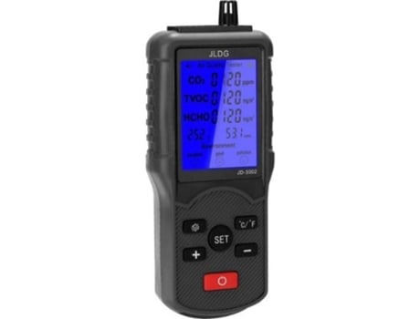 Medidor de ar profissional MYTOOLS 8 em 1  co2 hcho tvoc