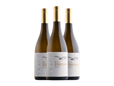 Vinho branco VINYES DEL CONVENT Els Costums Blanc Terra Alta (0.75 L - 3 Unidades)