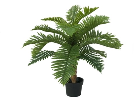 Planta Artificial EUROPALMS Cycas Palm (Verde - 70 cm)