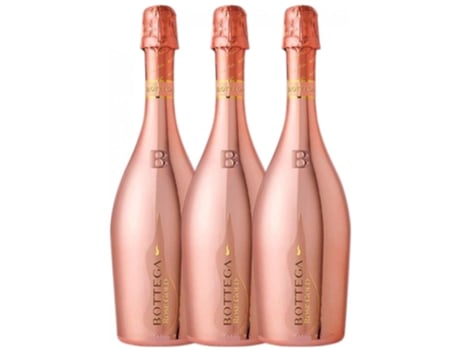 Espumante BOTTEGA GOLD Bottega Gold Rosé Pinot Preto Brut Reserva (0.75 L - 3 unidades)