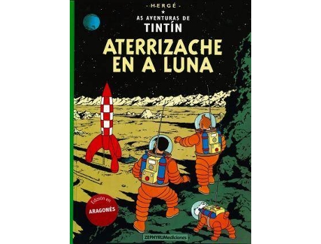 Livro Aterrizache en a Luna de Herge (Espanhol)