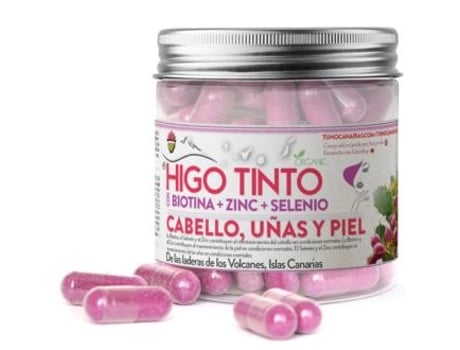 Higo Tinto Biotina Zinc Selenio 90 Cápsulas TUNO CANARIAS