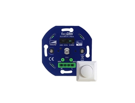 Interruptor Regulador de Intensidade Luminosa Rotativo Z-Wave 200W Eco-Dim.07Zw