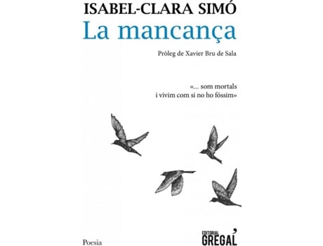 Livro La Mancança de Isabel-Clara Simó I Monllor (Catalão)