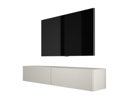 Móvel de Tv D: L : 170 Cm L : 34 Cm D: 32 Cm. Mesa de Tv Móveis Suspensos de Sala Cashmira 3XELIVING