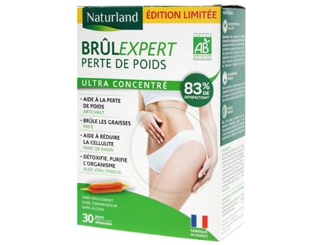 Naturlandia Brûlexpert Perda de Peso Orgânico 30 Ampolas de 10 Ml