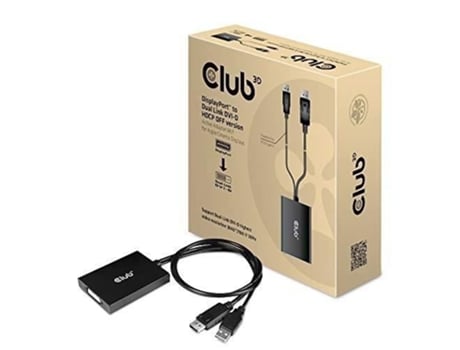 Cabo e Adaptador de Vídeo Club3D Cac-1010-A 06 M Displayport Dvi-D CLUB 3D