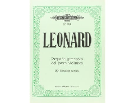 Livro Gimnasia Del Violinista de Hubert Leonard (Espanhol)