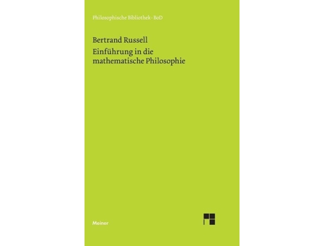 Livro einfuhrung in die mathematische philosophie de bertrand russell (alemão)