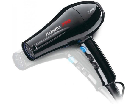 Secador de Cabelo BABYLISS PRO BAB5586GE (1800 W - 3 Níveis de Temperatura - Preto)