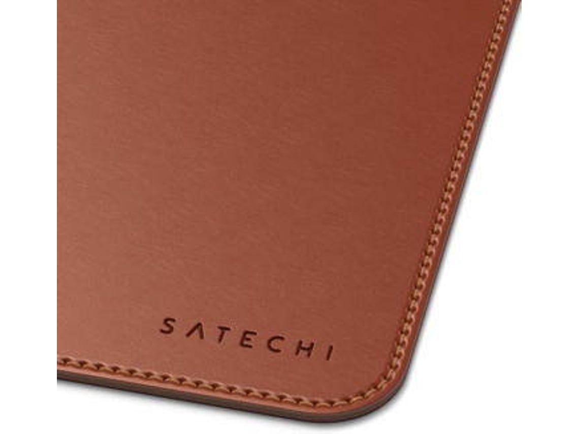 Tapete de Rato SATECHI Eco-Leather (Castanho) | Worten.pt