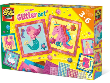 Brinquedo Criativo  Glitter Art (Idade Mínima: 3 Anos - 30.3 x 4 x 20.1 cm)