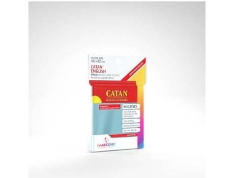 Sleeves para Cartas  Prime Catan Clear (56 x 82 mm)