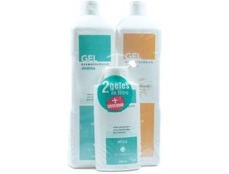 Coffret  Dermatológico Gel 200 ml 1L + Multicereale