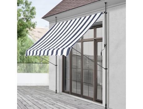 Toldo PRO.TEC (350 x 120 x 200-300 cm - Aço)