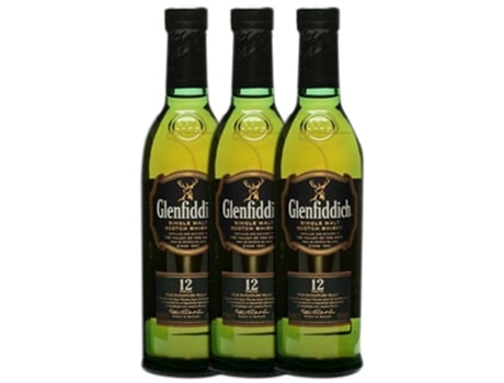 Whisky GLENFIDDICH Single Malt Glenfiddich 12 Anos (0.5 L - 3 unidades)