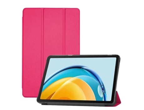 Capa Tripla de Couro Ecológico ILIKE Apple Ipad 9 7'' 2017 / 2018 / Air 2013 / Air 2 2014 Rosa Coral