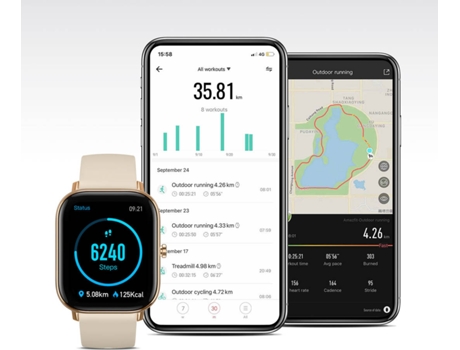 amazfit dourado