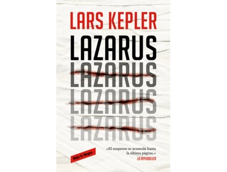 Livro Lazarus de Lars Kepler (Espanhol)