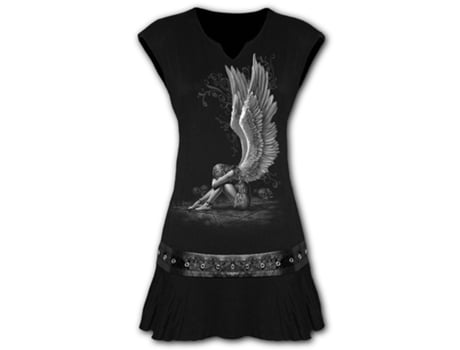 Vestido Enslaved Angel  SPIRAL (XL - Viscose - Preto)