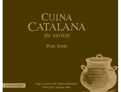 Livro Cuina Catalana De Veritat de Pere Sans Estrada (Catalão)