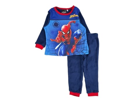 Pijama de Criança HOMEM-ARANHA Poliéster Azul (XS)