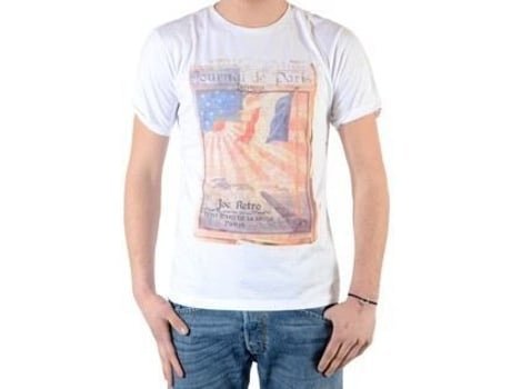 T-Shirt de Homem JOE RETRO Treet Branco (S)