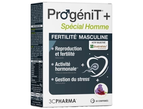 3C PHARMA Progénit+ Especial Homme 60 Comprimidos