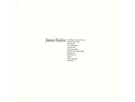 James Taylor James Taylor'S Greatest Hits Vinil 180 Gramas Capa Dupla