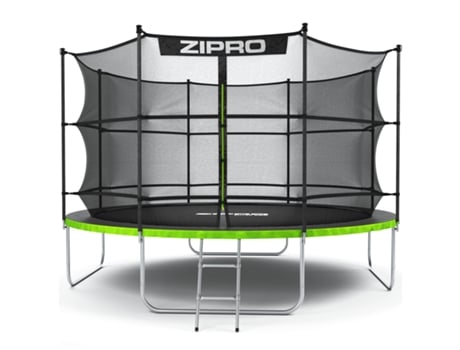 Trampolim Redondo ZIPRO Jump Pro com Rede de Proteção Interior 12Ft 374 Cm