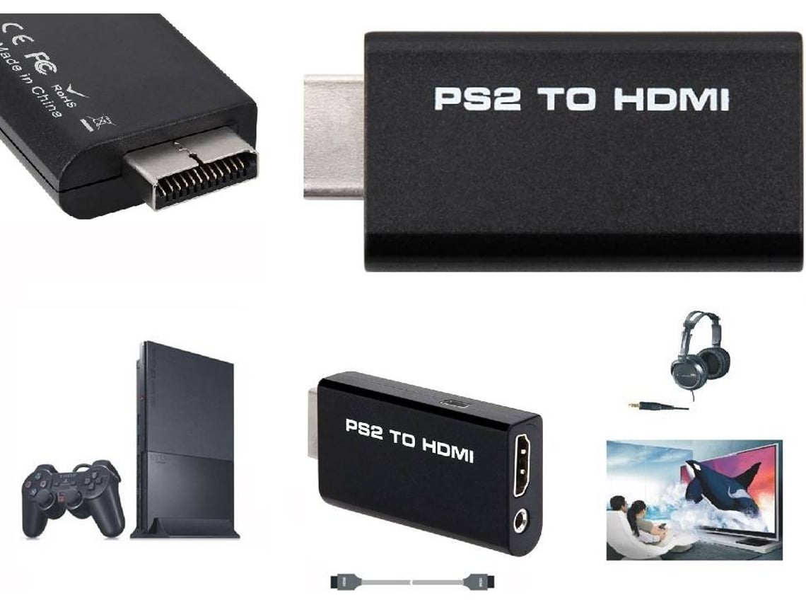 Adaptador play 2 online hdmi