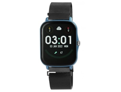 TIMETECH Smartwatch com Bracelete em Malha Metal