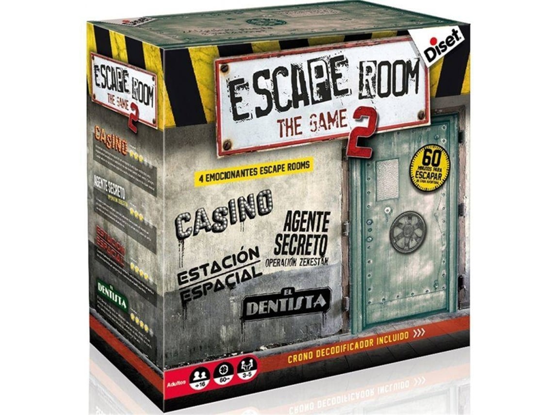 Jogo de Tabuleiro Clementoni Escape Room Deluxe