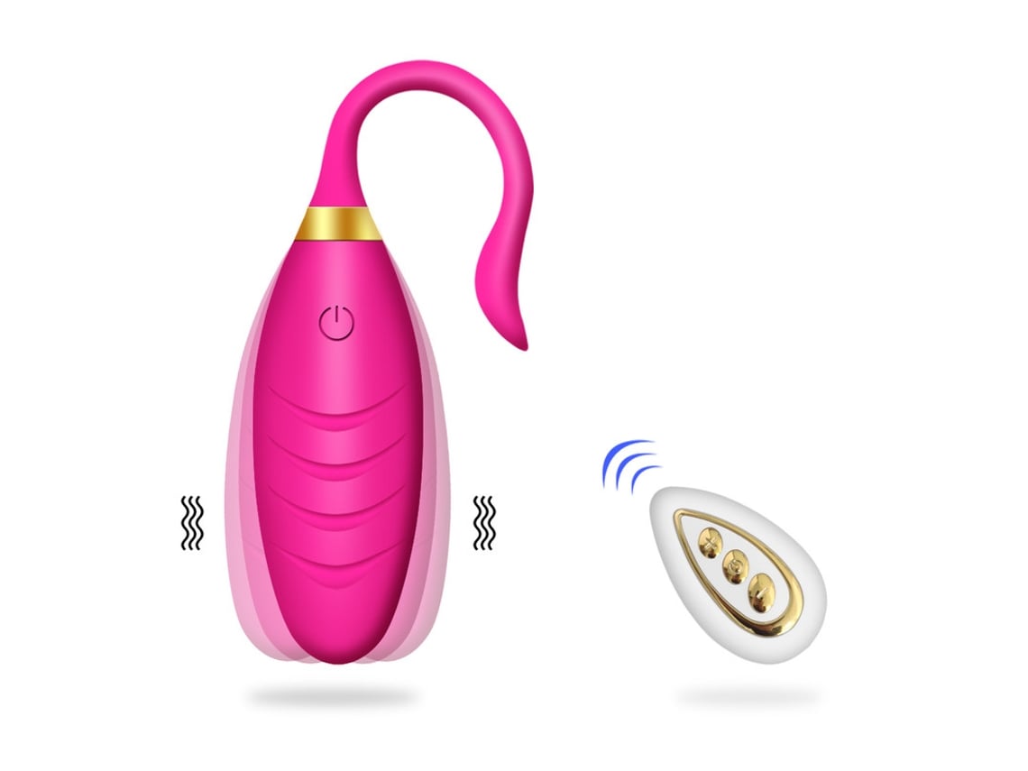 Vibrador de Ovo de Salto com Controle Remoto Sem Fio para Mulheres Vermelho  ENZONS | Worten.pt