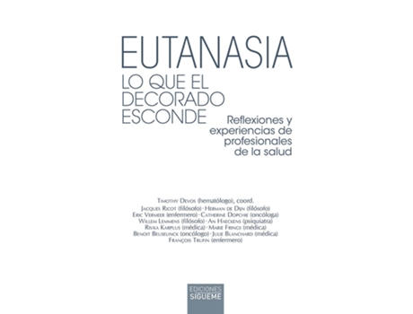 Livro Eutanasia Lo Que El Decorado Esconde de AaVv (Francês)