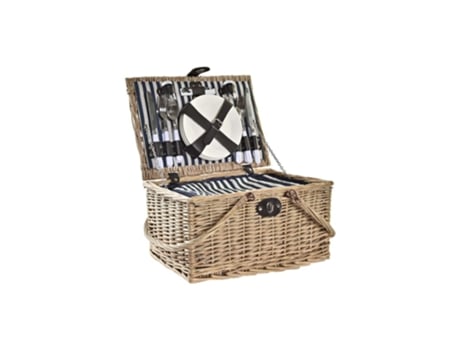 Cabaz DKD Home Decor vime Picnic (41 x 33 x 23 cm)