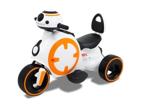 Space Moto Elétrica Infantil 6V - até 3 anos - Branco