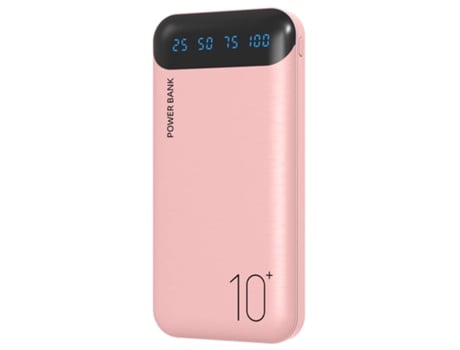 Powerbank YOBON 10000Mah 2 Usb Microusb Usb-C Rosa