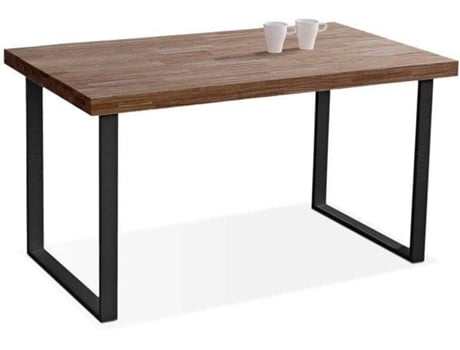 Mesa de Refeição ABECEDARIO boreal – Preto (Madeira - 6 x 76,5 x 80 cm)