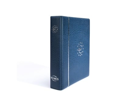 Álbum LEUCHTTURM para Coleção de Séries de Moedas de Euro em Formato Numis Azul Inclui 7 Folhas