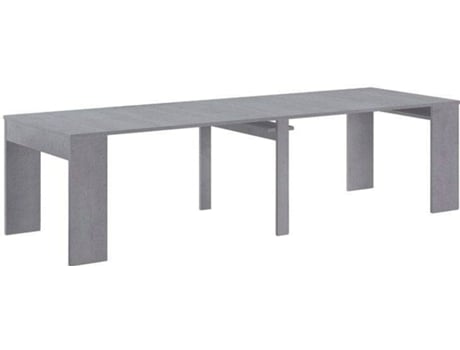 Mesa de Apoio SELECTIONHOME Cinzento cimento (Melamina, Metal - 90 x 75 x 49  cm)