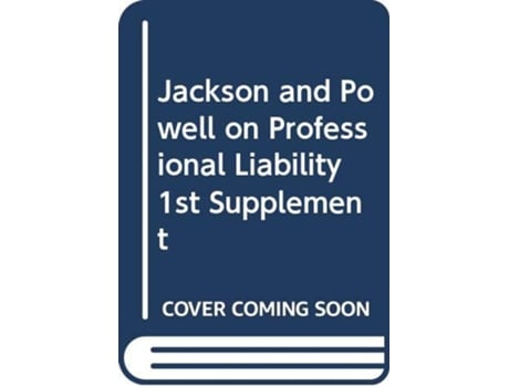 Livro Jackson and Powell on Professional Liability de Mark Cannon (Inglês)